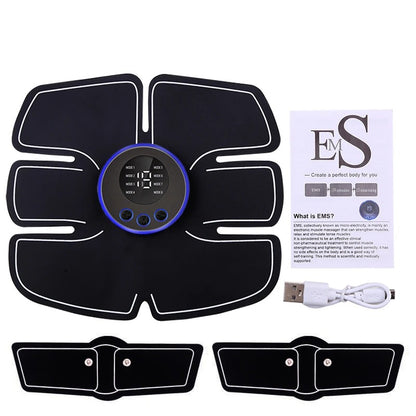 EMS Fitness Abdominal Massage Stimulator Abdominal Muscle Trainer Vibration Body Slimming Machine Abdominal Muscle Patch